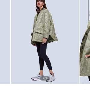 Green Quilted Puffer